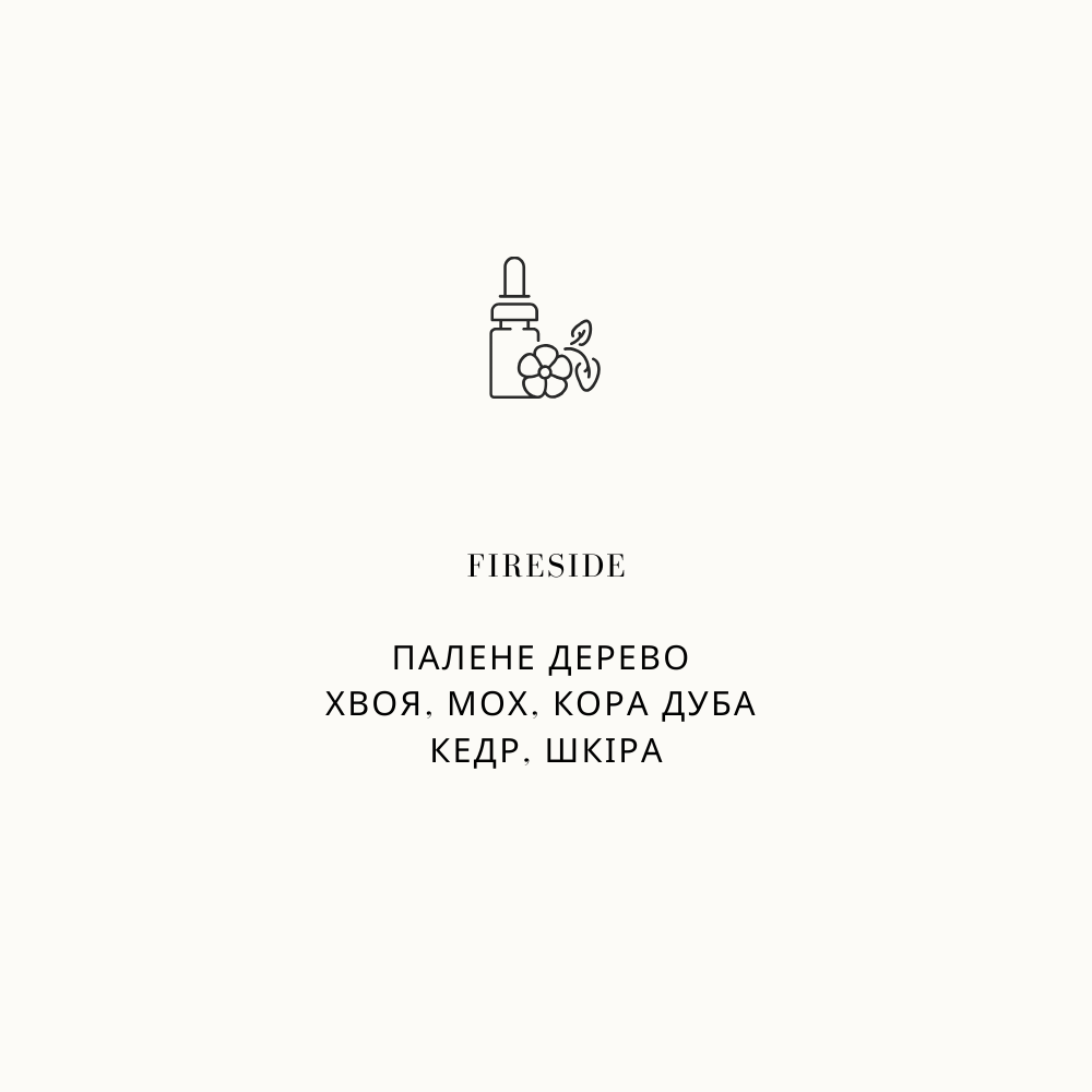 Парфумована аромаолія для свічок Fireside