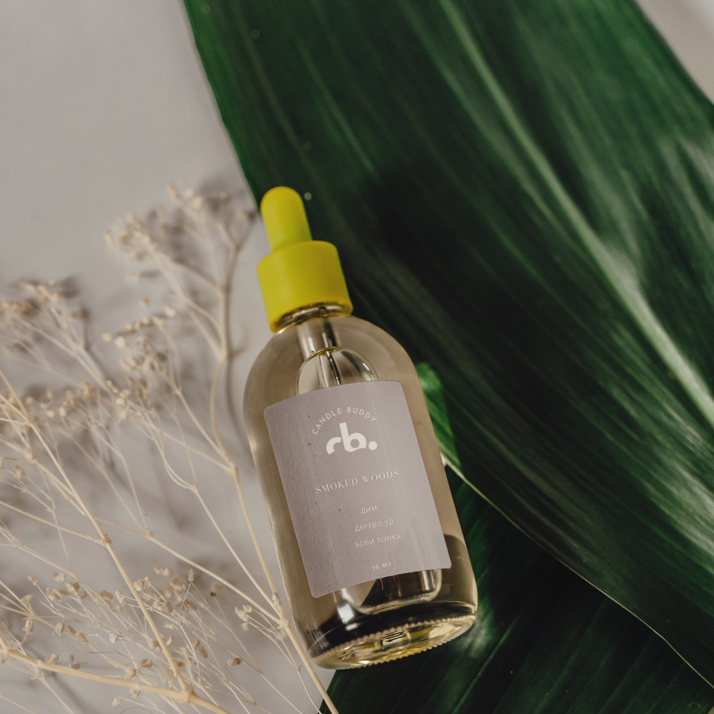 Парфумована аромаолія для свічок Smoked Woods