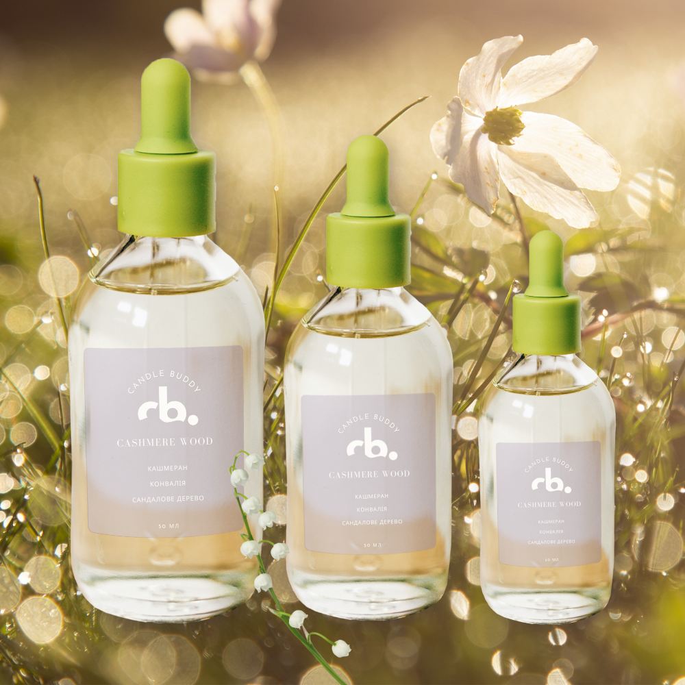Парфумована аромаолія для свічок Cashmere wood