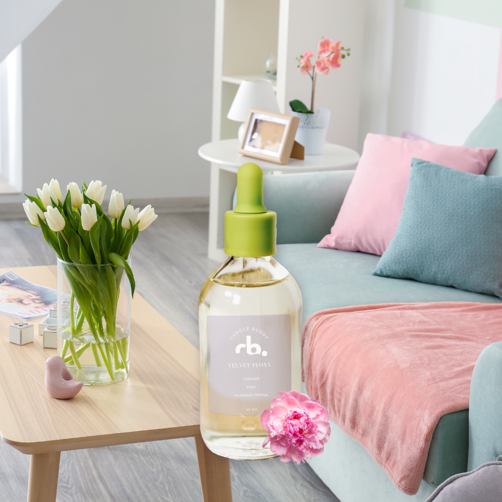 Парфумована аромаолія для свічок Velvet Peony