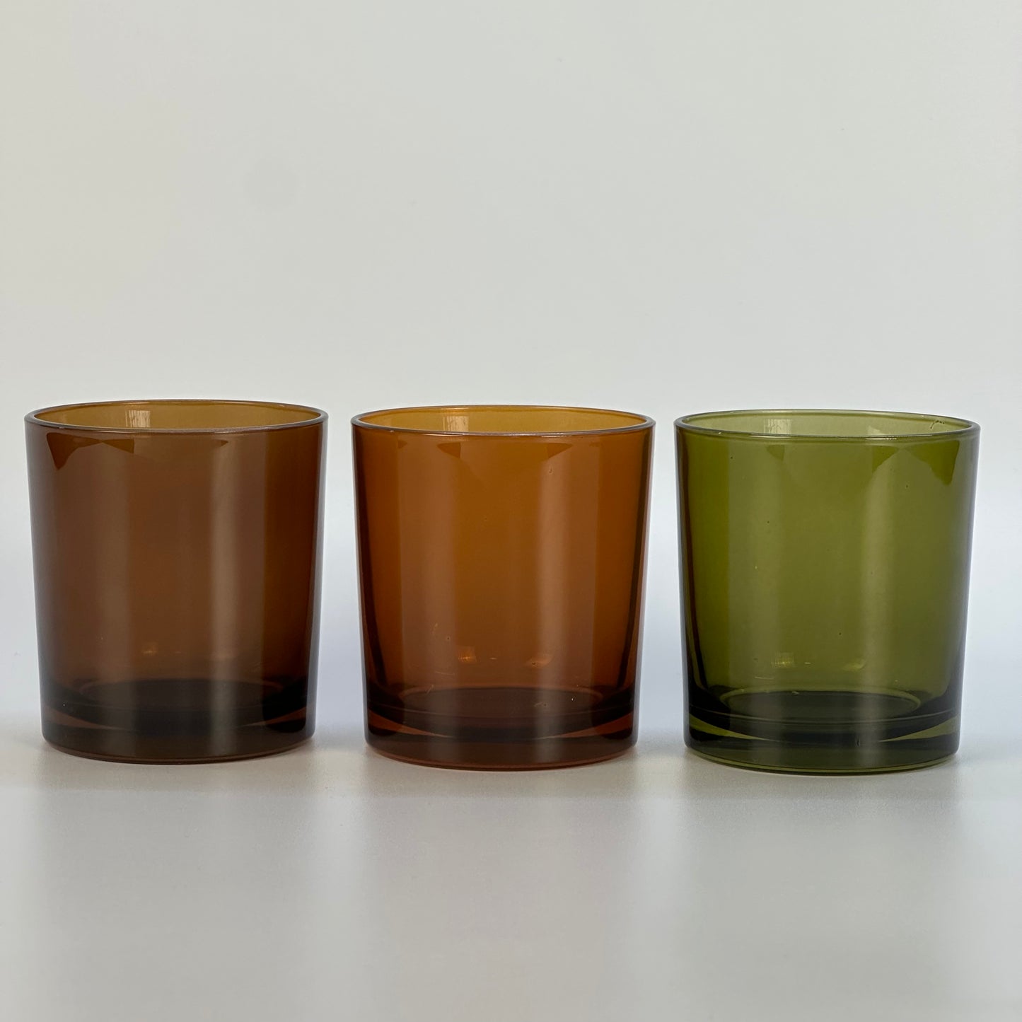 Скляні стакани для свічок прозорі - Translucent Colour